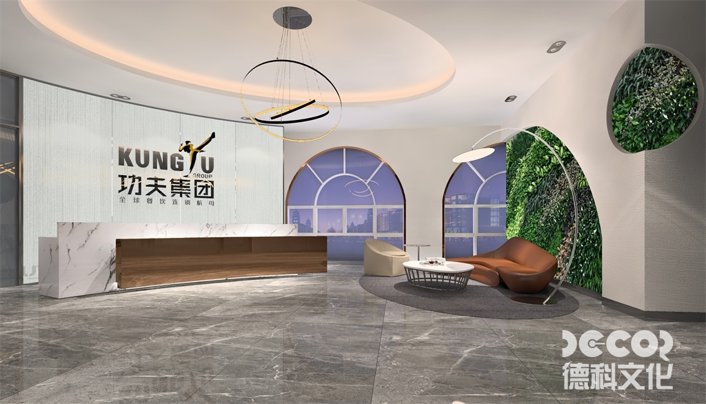 企業展廳效果圖如何設計更接近實物