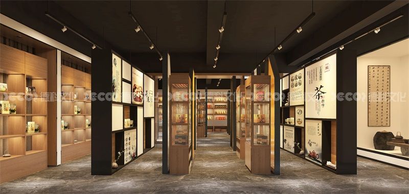 茶酒文化展覽廳設(shè)計中的商品銷售區(qū)域